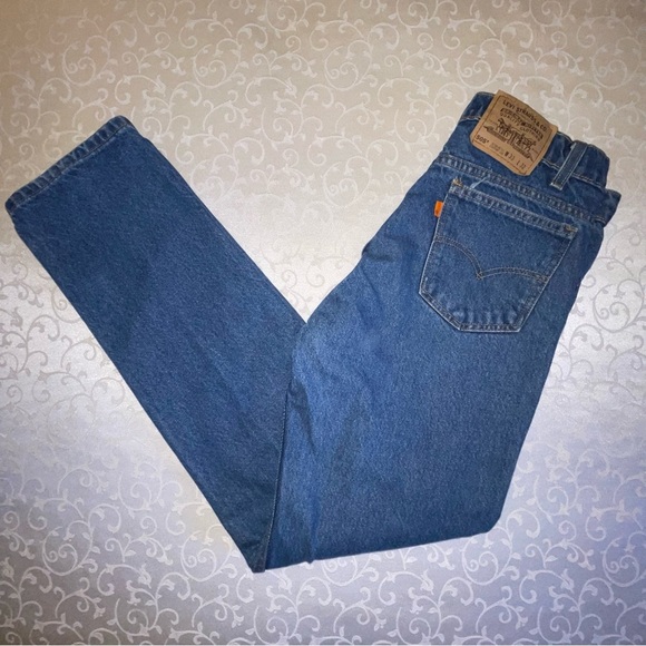 Levi 505 Regular Fit Classic Straight Leg Denim Jeans - Picture 11 of 16